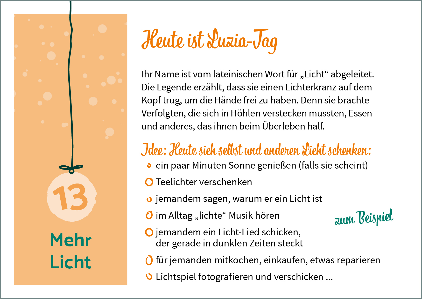 Weihnachtspost für mich! – 24 Ideen für das kleine Mehr im Advent