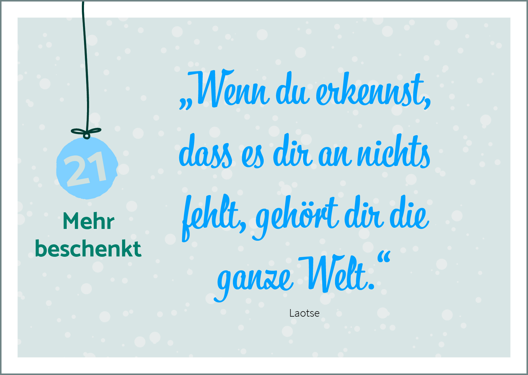 Weihnachtspost für mich! – 24 Ideen für das kleine Mehr im Advent