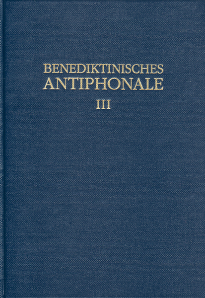 Benediktinisches Antiphonale, Band III: Vesper/Komplet